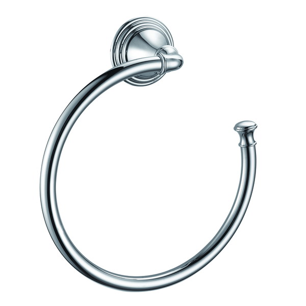 Paradise Bathworks Eden, Towel Ring, Chrome 62026